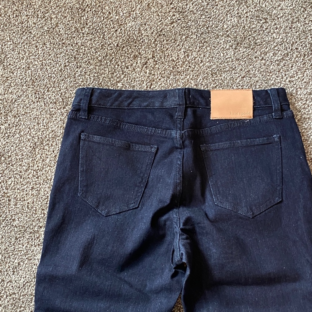 Kate Spade Dark Blue/Black Women's Skinny Jeans Size 26 - Picture 6 of 7